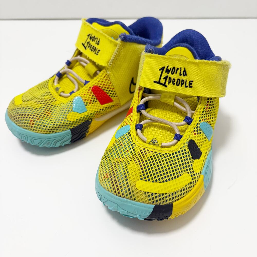 Nike Kyrie 7 1 World 1 People Toddler High Tops Size US 8C/UK 7.5 CT4980-700
